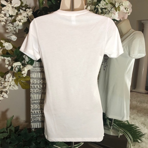 Bling Rhinestone T-shirt - Heart USA - Picture 2 of 3